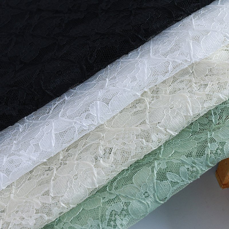 Lace Fabric Dress Cutwork Polyester for Women's Wear Wholesale Supplie 4
